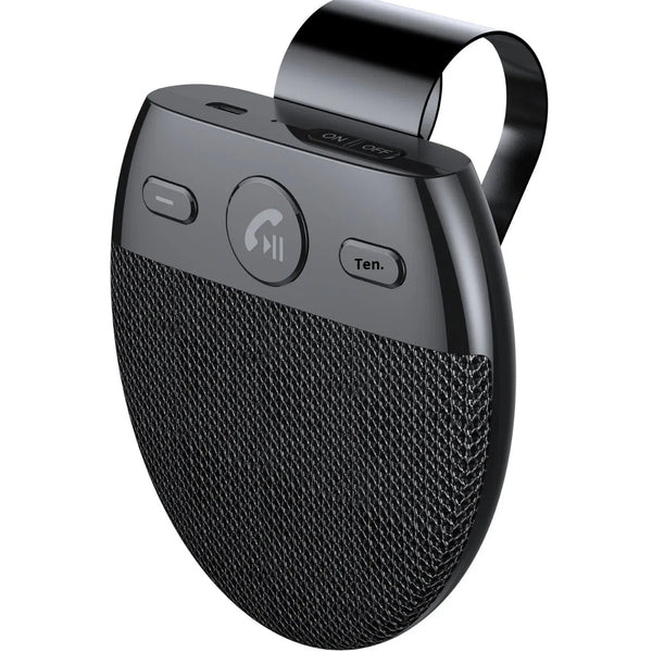 Bluetooth Hands-Free Car Kit – Sun Visor Speaker with Voice Prompts