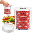 Stackable Burger Patty Maker – Press, Store & Freeze