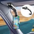 Sun visor phone holder for car