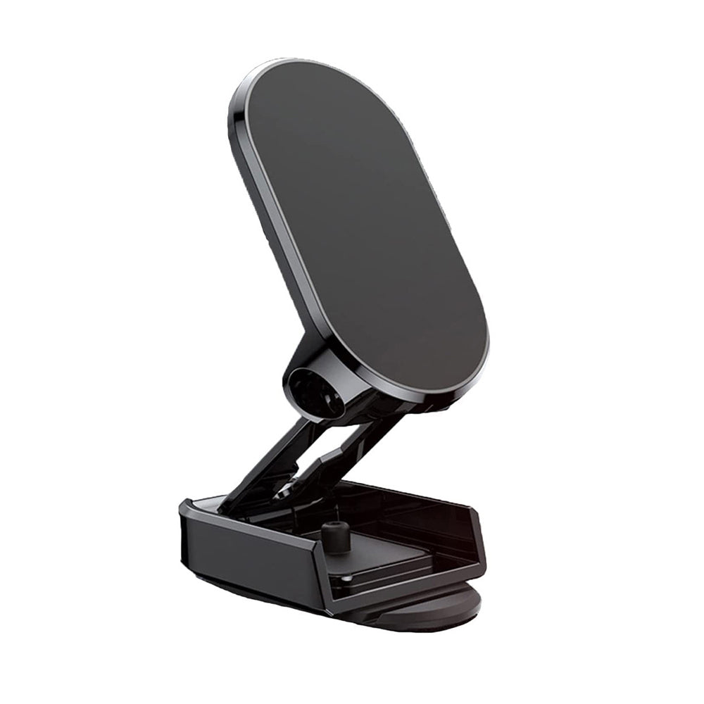 Magnetic Foldable Car Phone Holder – Aluminum Alloy Mount with 360° Rotation