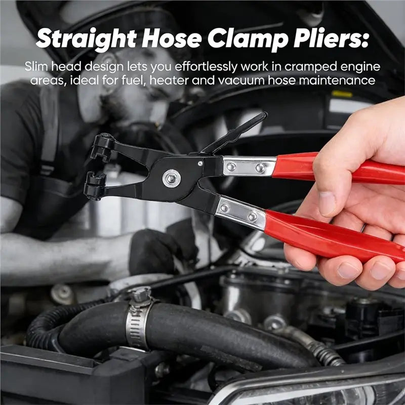 5-Piece Automotive Disconnect Pliers Kit – Terminal & Hose Clamp Removal Tools with Case