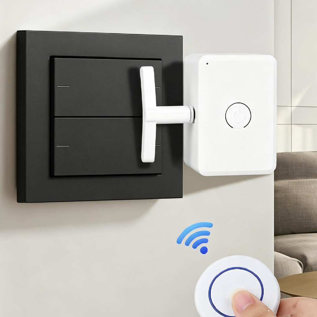 Wireless Remote Light Switch Pusher – Fingerbot Button Presser for Smart Home