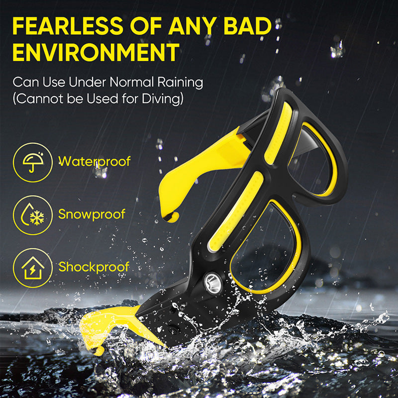 Rechargeable LED Headlamp – 10W Waterproof Smart Eye Headlamp for Fishing, Cycling & Outdoors