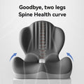 Posture Seat Cushion with Lumbar Support – Memory Foam for Office & Car