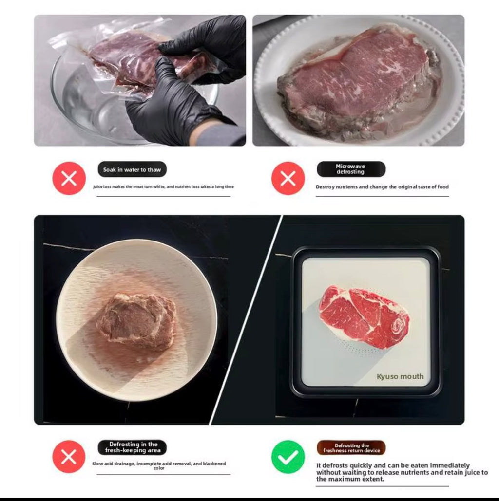 Rapid Defrosting Tray – Constant Temperature Thawing Board