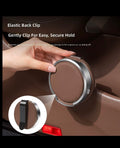 Foldable Car Door Cup Holder – Clip-On Drink Holder for Cups, Bottles & Snacks